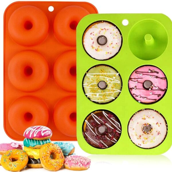 Molde de silicona para donuts
